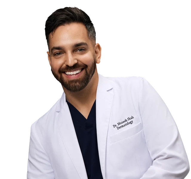 Dr. Shah, board certified dermatologist